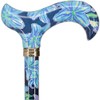 Dark Blue Vivienne May Designer Derby Adjustable Cane