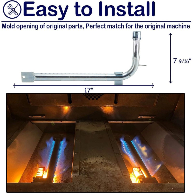 For Viking 2 Pack PB050012 VKPB050012 PB050009 Oven Burner Tube