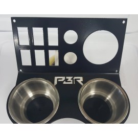 PBR PRODUCTS Honda pioneer 1000  2.75" for NOAM RADIO ONLY cup holder switch holes bracket