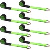 Wowangce 8 Pack Lasso Tow Strap with D Ring and