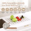 Foldable Stone Drying Mat for Kitchen Counter, Large Absorbent Dish