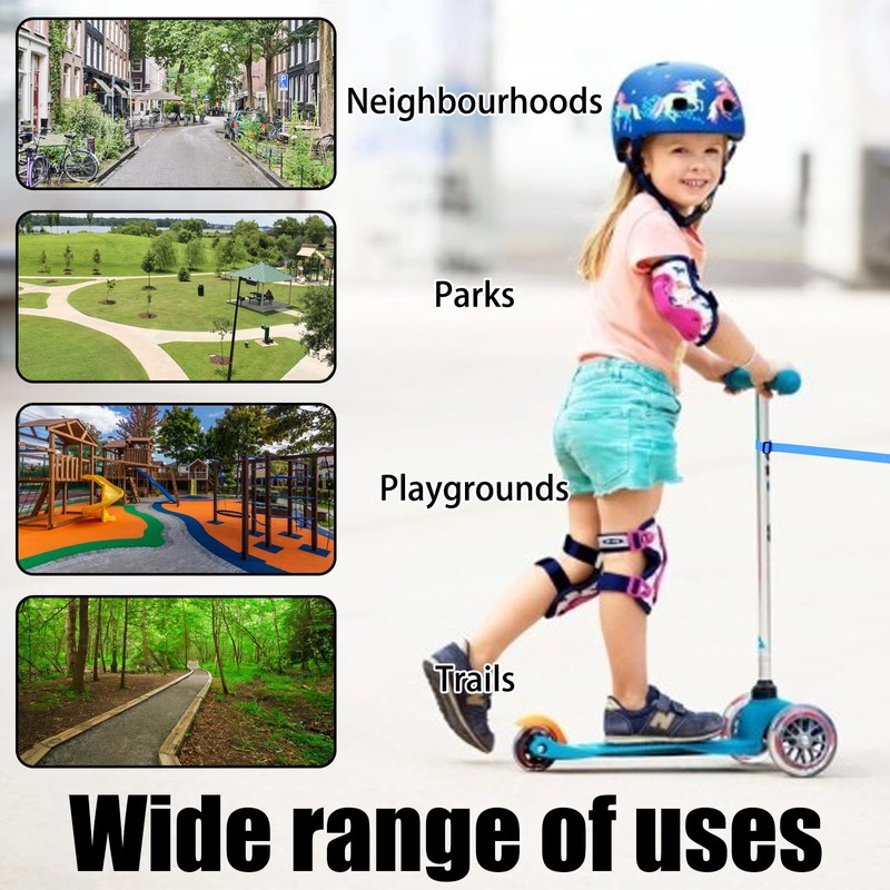 4 Pcs Scooter Pull Strap Kids,Mini Micro Scooter Tow Rope,scooter