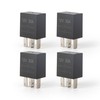 ENA 4 Pack 4 Pin 30AMP 12V DC SPST Black