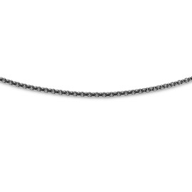 DUR K2001 Women's Necklace "Popkorn, Thick" 925 Silver, Sterling Silver, No Gemstone