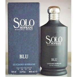 Luciano Soprani Solo Blu Perfume EDT 3.4 oz 100ml Spray New In Retail Box