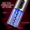 Electric Wine Opener with Foil Cutter LED Light and Dual
