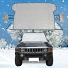 Windshield Snow Cover Compatible with Hummer H3 2005-2009, Car Snow