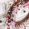 Americana Flag Red Blue Berry White Star Wreath 4th of