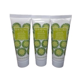 ORIGINS LIME & GERANIUM HAND LOTION 1 OZ NWOB LOT OF 3