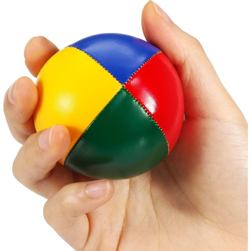 KOMUNJ Pack of 3 Quality Juggling Balls, Waterproof Coating and
