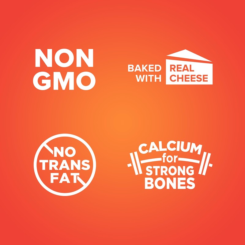 Pure Protein Cheesy Crackers, Cheddar, High Protein Snack, 10G Protein,