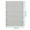 Esselte Leitz 332401 1–5 Cardboard A4, 5 sheets, grey