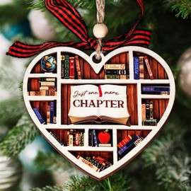 Christmas Tree Book Ornament 2024, Christmas Book Tree Ornament, Book Lovers Ornament for Christmas Tree, Book Lover Christmas Ornaments, Ornament for Book Lovers, Book Reader, Nerds, Librarian