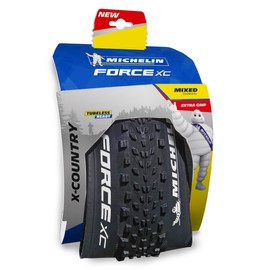 Cicli Bonin Unisex's Michelin Force Xc Tl Ready Tyres, Black, One Size