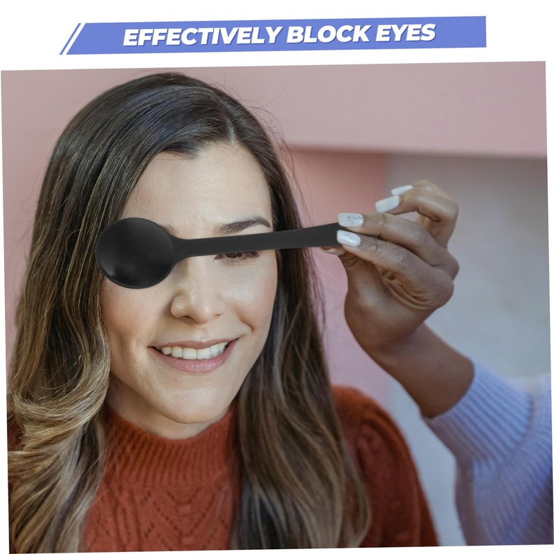 minkissy 3pcs Handheld Eye Occluder Exam Tool for Accurate Vision