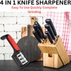 4-in-1 Knife & Scissor Sharpener – Quick & Easy Sharpening