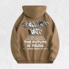 Saint Art the Future Is Yours Graphic Hoodie 100% Cotton