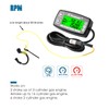 Runleader Digital Tach Hour Meter,Engine Temperature Gauge,Alert RPM & Temp,Backlights