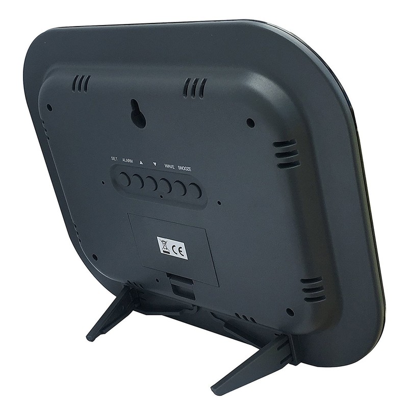 Youshiko Radio Controlled LCD Wall Mountable and Desk Clock (UK