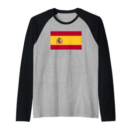 Spain Flag Europe Pride In My DNA For Men Women Kids Raglan Baseball Tee