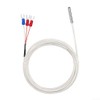 Pt100 Temperature Sensor Probe, Three-wire System, Waterproof Stainless Steel Thermistor