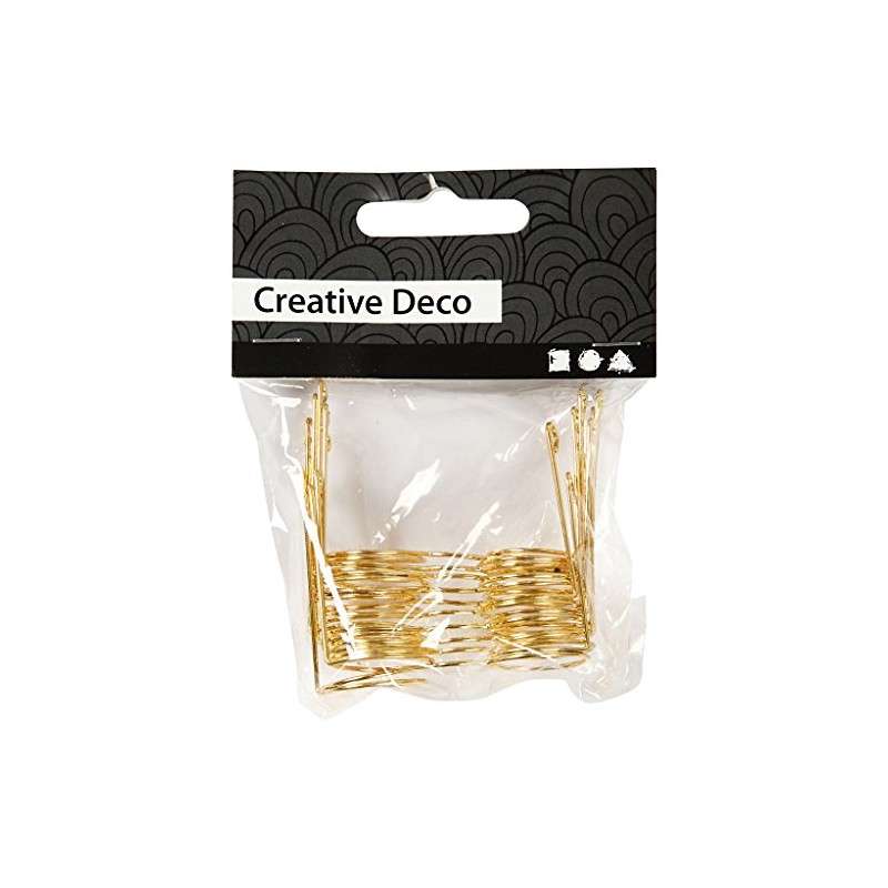 Creativ 100263 Novelty Glasses, W: 50 mm, gold, 10pcs