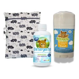 1 Detergente  1 Bálsamo  1 Wet Bag Ch Estampada Ecopipo                                                                                               