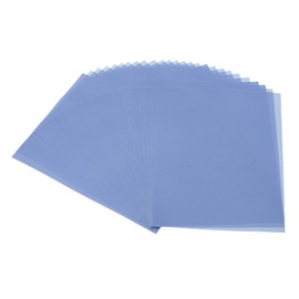 PATIKIL 30 Sheets Vellum Paper 8.5x11inches, Printable Translucent Paper 100GSM Colored for Invitations Laser InkJet Printing Card Making Crafting Wedding Tracing, Blue