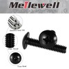 #6-32 x 3/4" Truss Head Machine Screws, Full Thread, 18-8