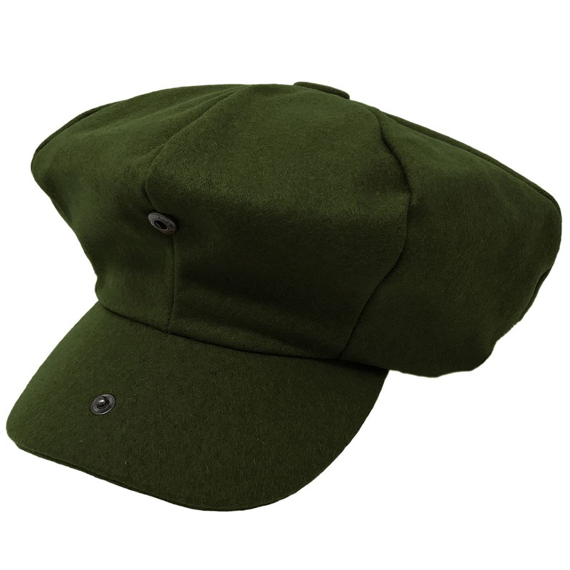 Men's 100% Winter Wool Super Oversized Newsboy Drivers Cabby Cap