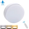 DLLT 24W Dimmable LED Flush Mount Ceiling Light Fixture with