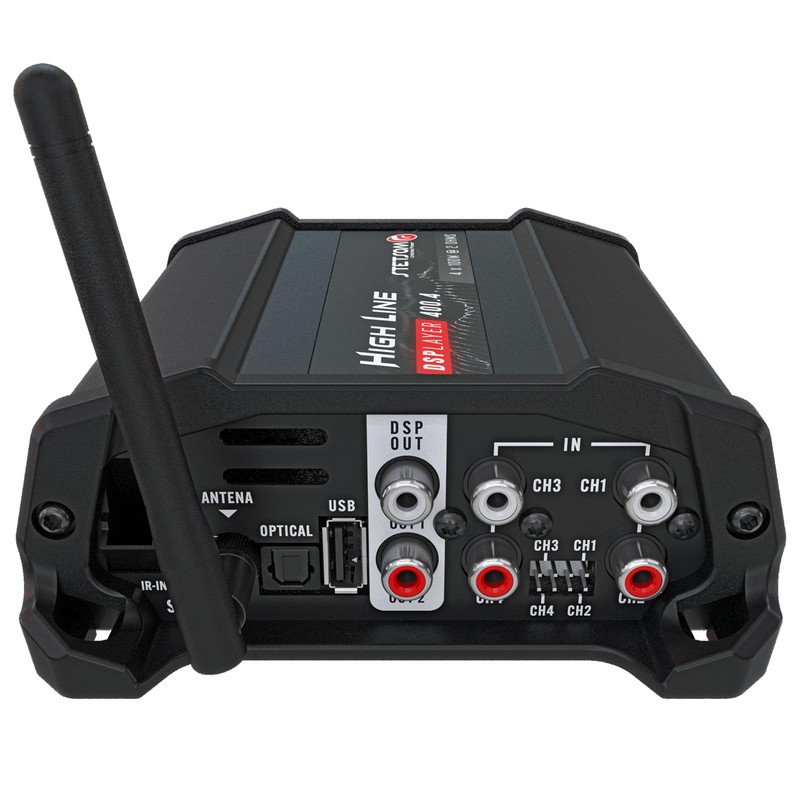 Stetsom HL DSPlayer 400x4 - All in One, Amplifier with