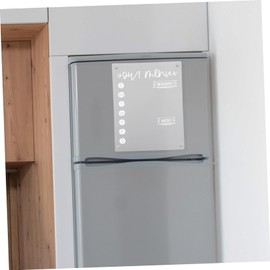 LALAFINA Magnetic Planning Board for Home Dry Erase Refrigerator Writing Reusable Memo Board for Grocery Lists and Reminders Family Organizer