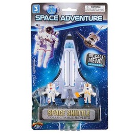 Star Magic Die Cast Space Shuttle and Astronauts