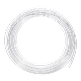 M METERXITY Pneumatic Tubing Pipe, 2.5mm(ID) x4mm(OD) PU Polyurethane Air Compressor Hose for Air Compressor Fitting/Gas/Fluid Transfer, Air Hose Line Tube [5M/16.4ft, Clear]