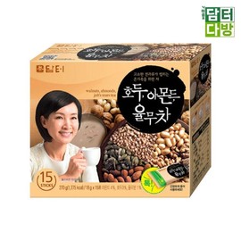 Damteo 담터 호두아몬드율무차 15스틱 Damto Walnut Almond Job's Tears Tea 15 Sticks