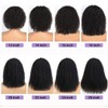 DSEKCAIN Kinky Curly Headband Wig Human Hair 18 inch 200