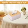 Tissue Box with Bamboo Lid, Tissue Box, Cosmetic Tissue Box