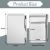 2 Pieces Metal Pocket Notebook with Pen and Refillable Paper,