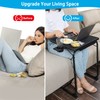 LORYERGO Multifunctional TV Tray Table - [2 Packs] Adjustable TV
