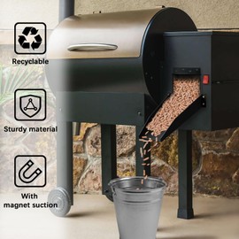 Sirozi Pellet Helper Chute for Traeger Grills, Magnetic Helper Chute for Grill Smokers, No Need to Pick Up Fallen Pellets, Suit for Traeger, Pit Boss Smokers