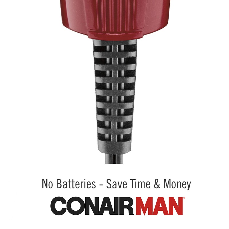 ConairMAN Beard Trimmer for Men Includes Nose and Ear Hair