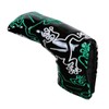 Frog Embroidered Enamel Leather Putter Cover Golf Headcover Putter Cover