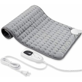Electric Heating Pad for Cramp Back Muscle Shoulder Relief Thermostat Timing Auto Shut Off Fast Heating Safety Heat Pad