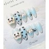 [In-store special discount] Light blue Cutie Pochaco handmade nail tips