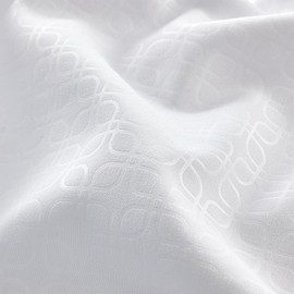 SLEEP ZONE Full Size Microfiber Embossed Sheet Set, 4 Pieces Double Brushed and Ultra Soft with Deep Pockets for Extra Deep Mattress,Super Soft, Wrinkle Free, Fade Resistant (White, Full)