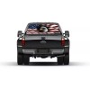AMERICAN FLAG Eagle Rear Window Graphic Decal Truck Patriotic waving