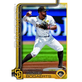 2025 Topps Series 1 San Diego Padres Baseball Card Team Set Jackson Merrill, Manny Machado, Yu Darvish, Xander Bogaerts