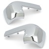Kojem Rear Bumper End Cap W/Sensor Hole Pair Chrome Compatible