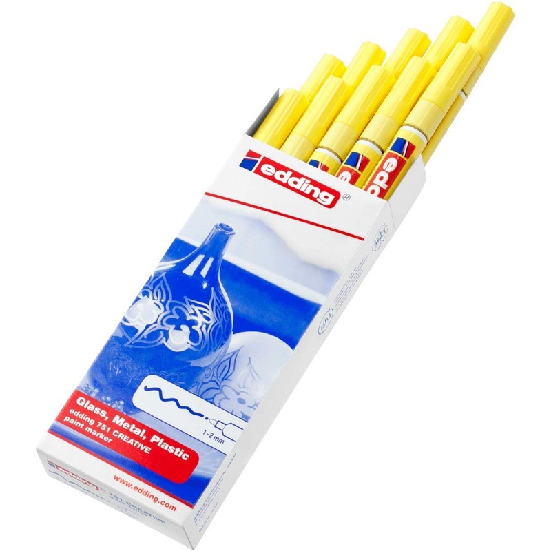 edding 751 Gloss Paint Marker - pastel yellow - 10